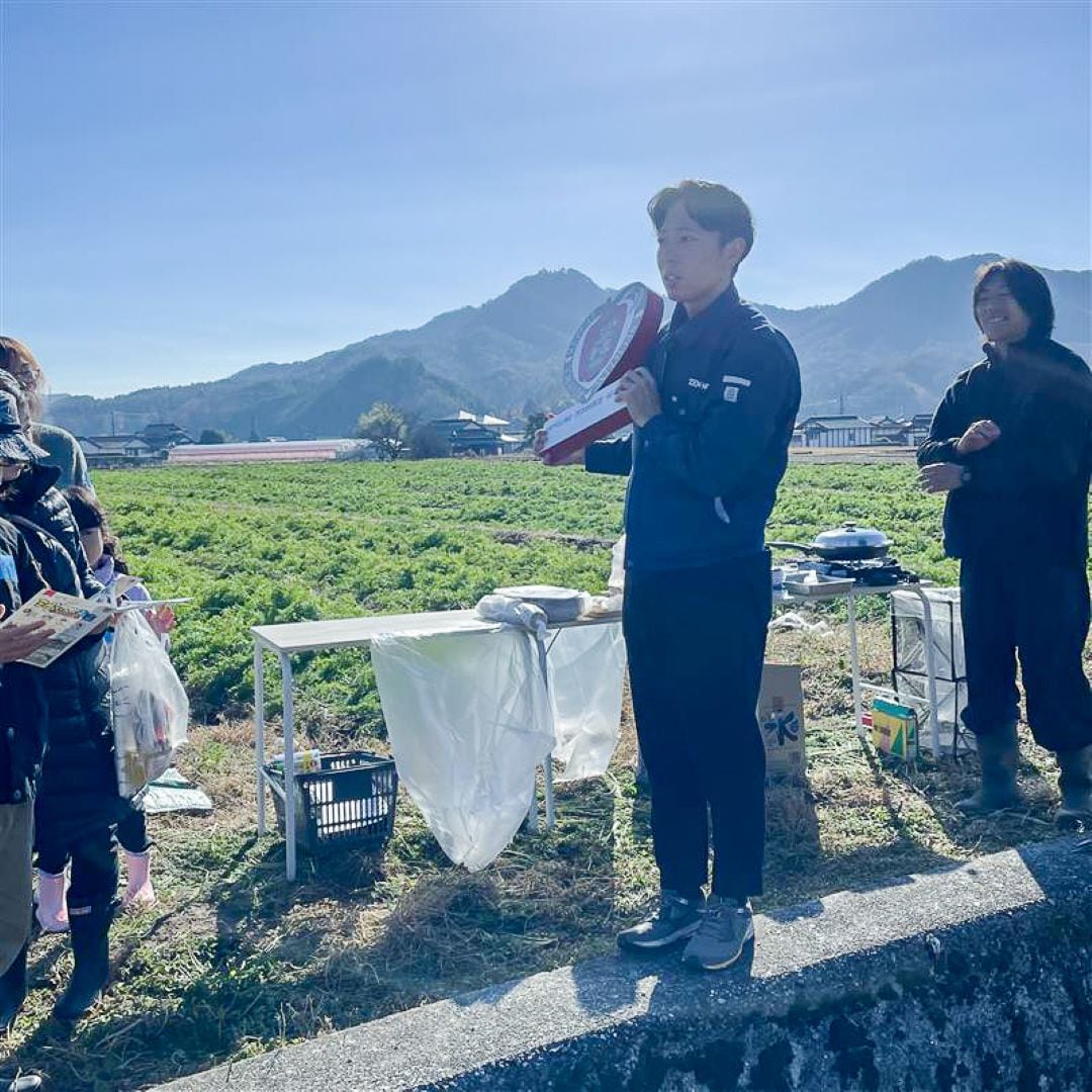 次に、JA全農ひろしまの若林さんから、「3-R循環野菜」についてお話を伺いました。