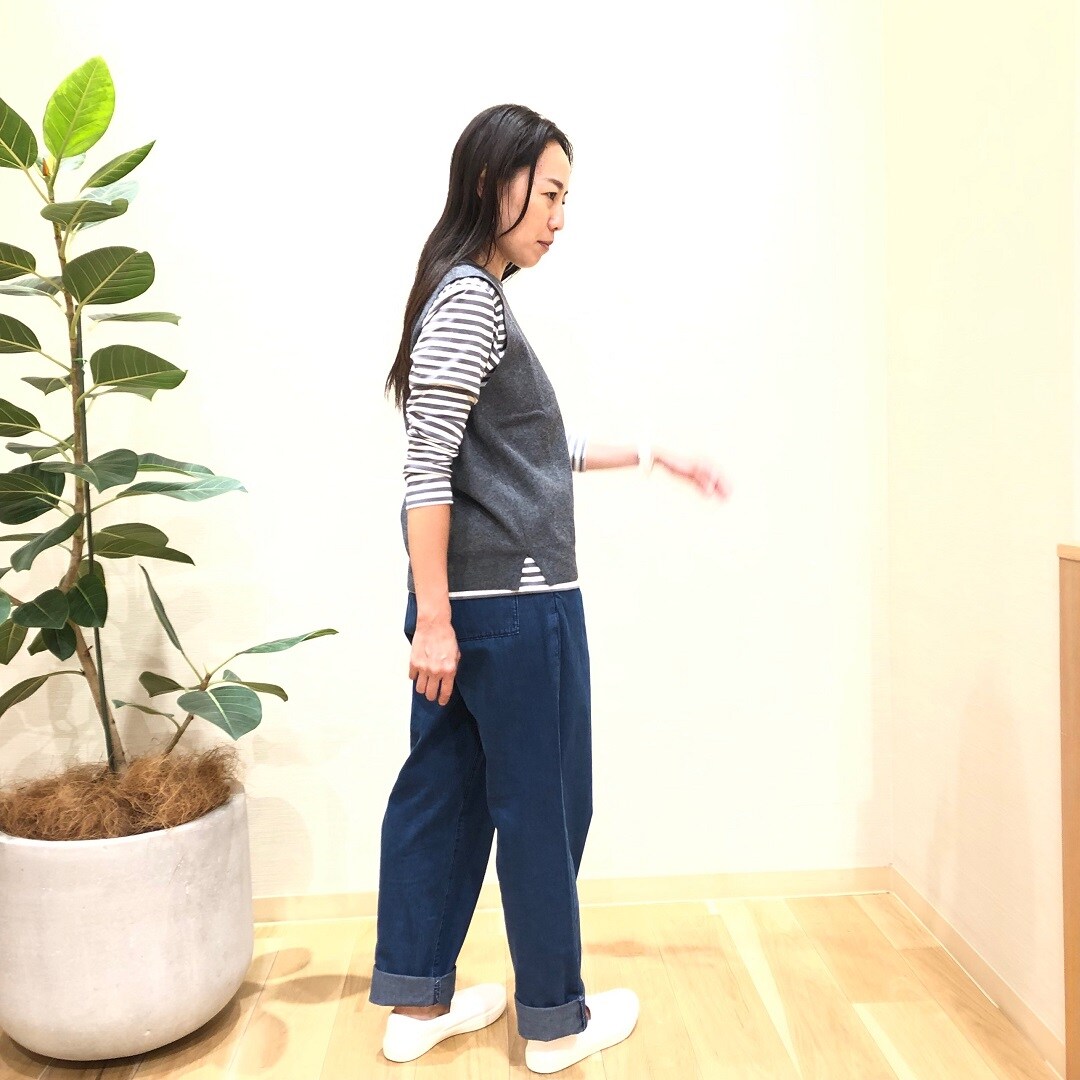 婦人服着用画像