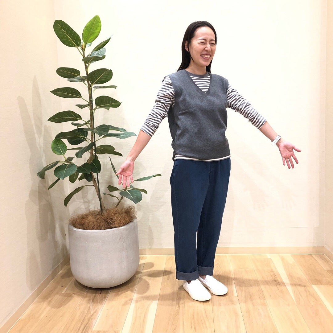 婦人服着用画像