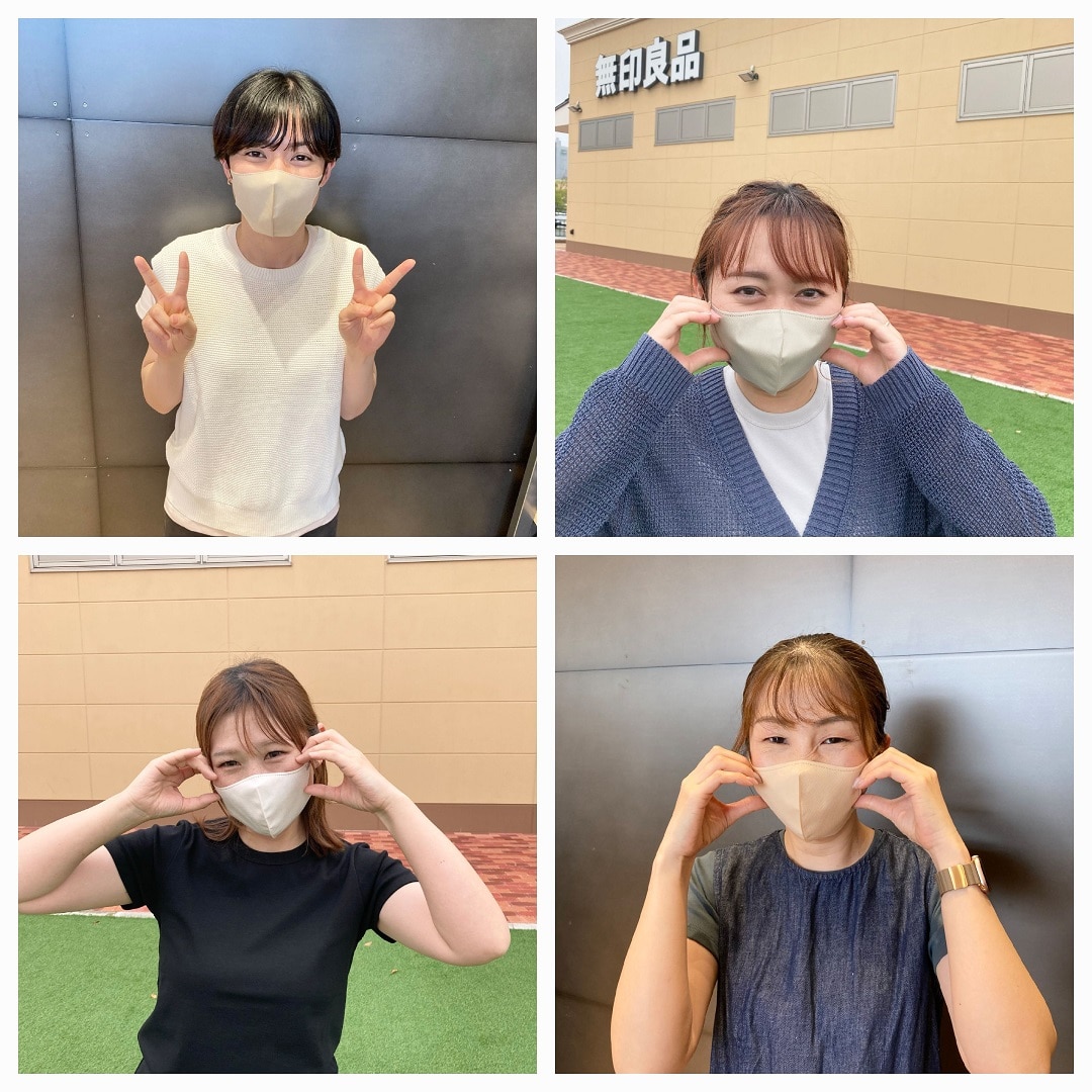 Tシャツを着こなした笑顔のスタッフ