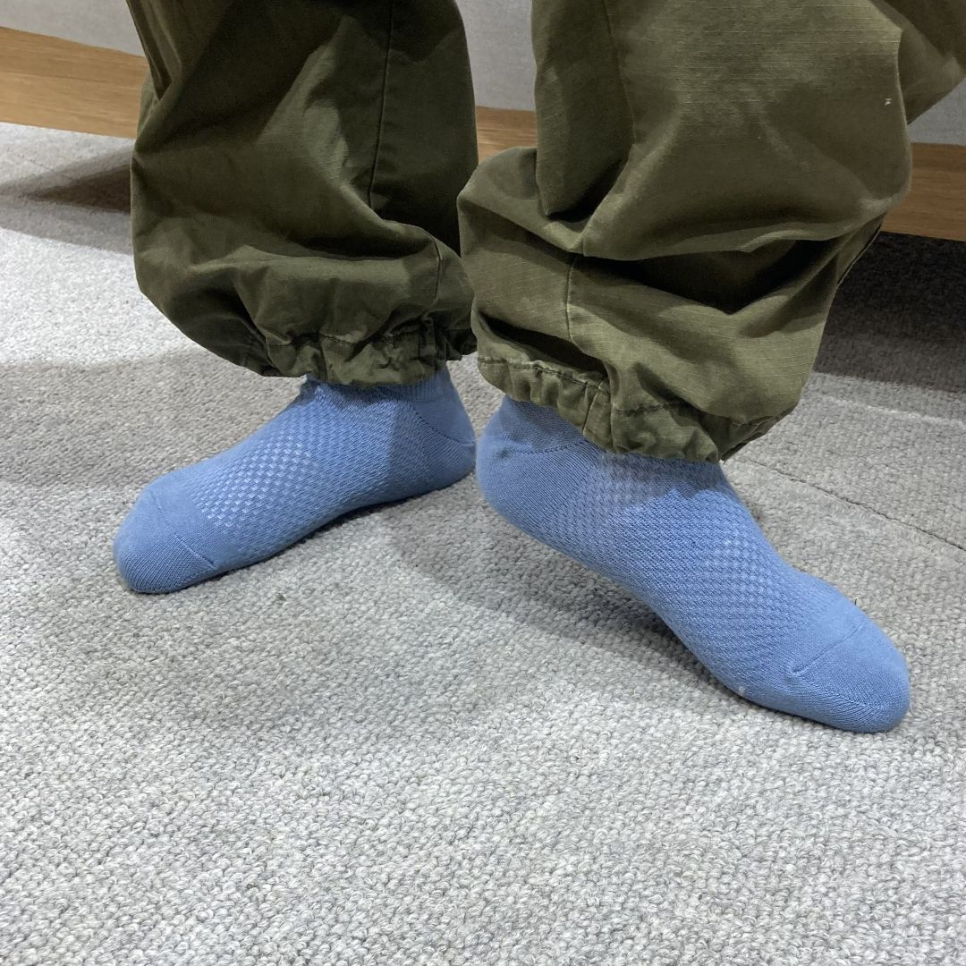 さらっと綿靴下の写真
