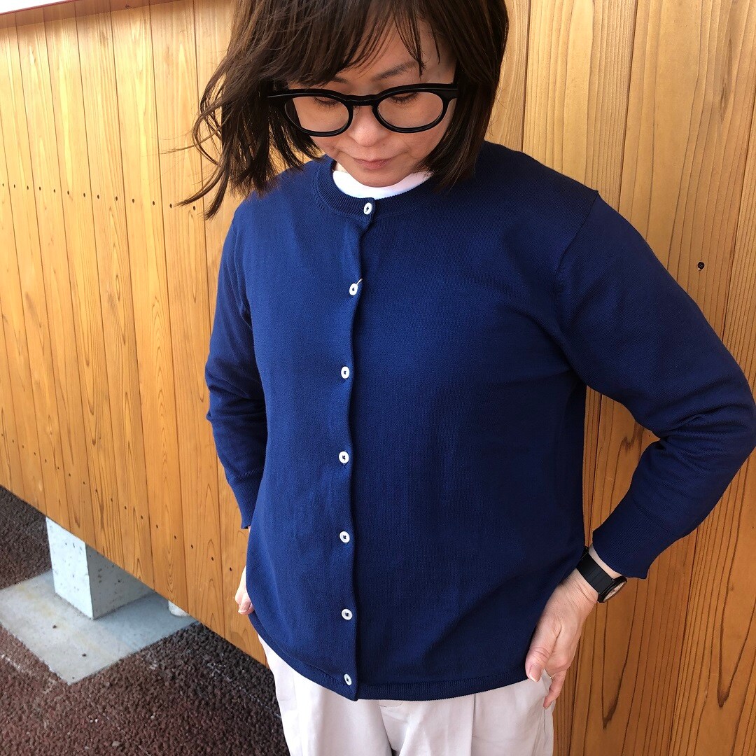 カーディガンアップ