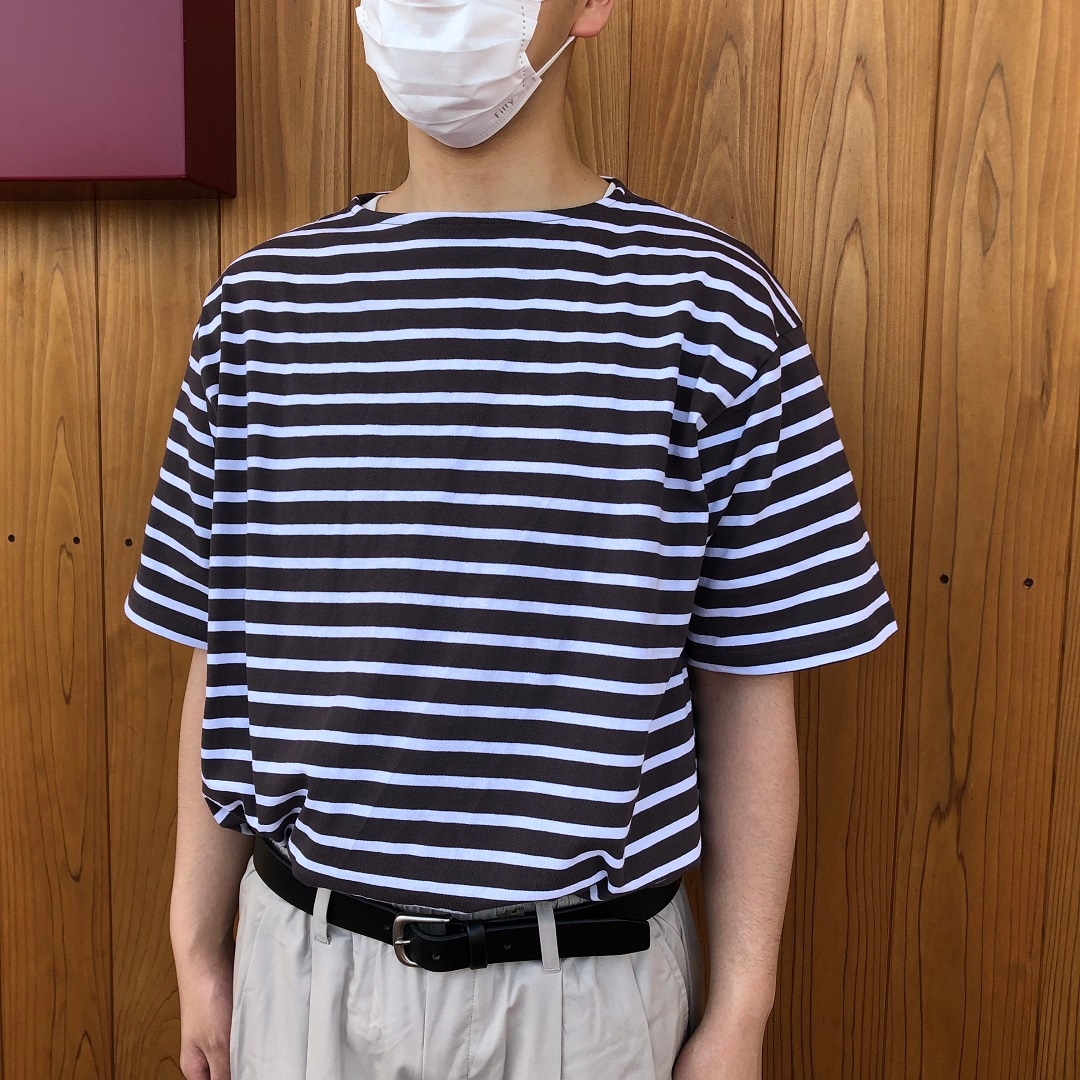 ボーダーTシャツアップ画像