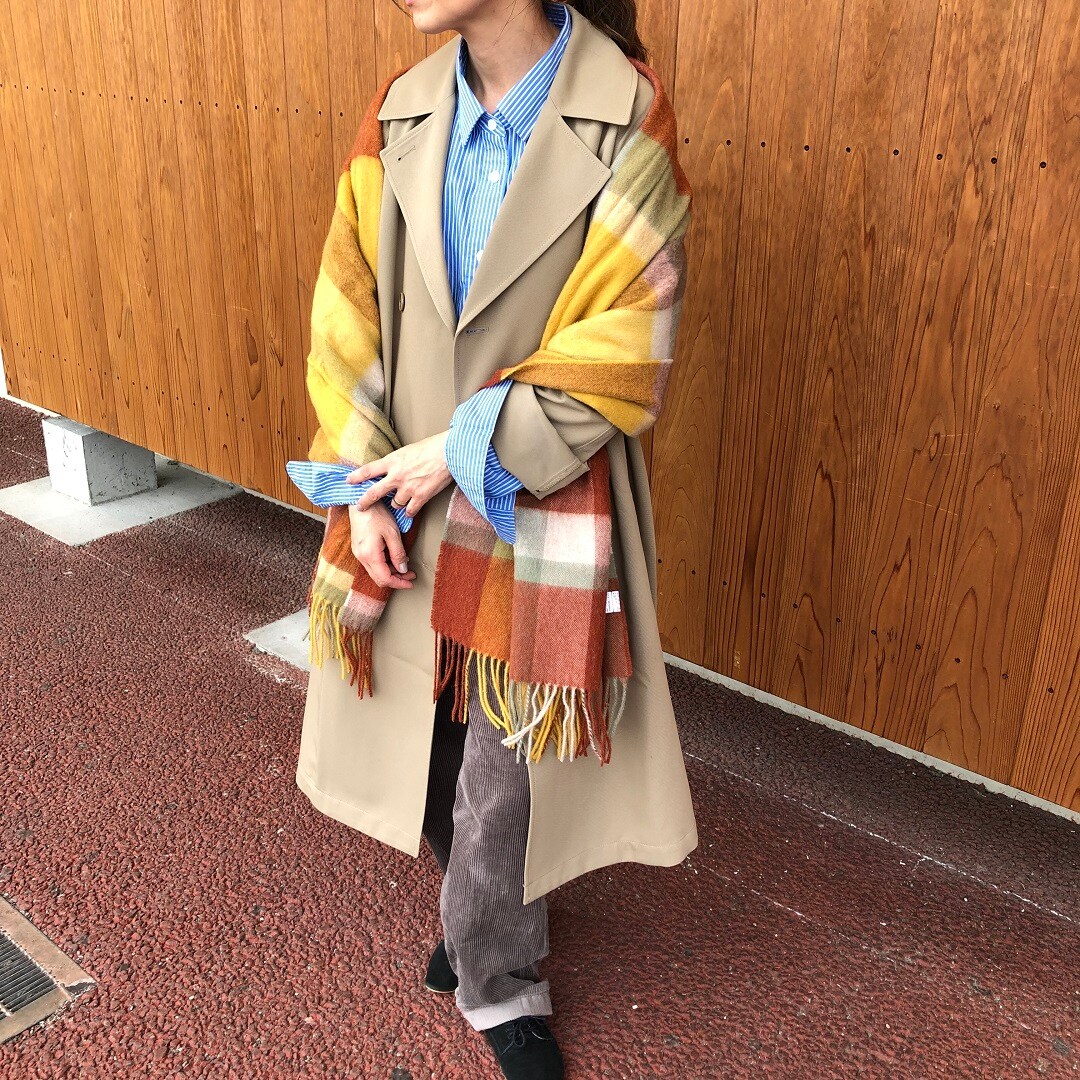 大判ストールコーデ②