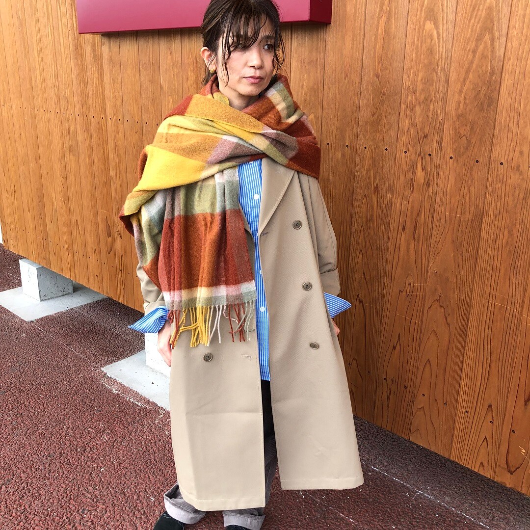 大判ストールコーデ①
