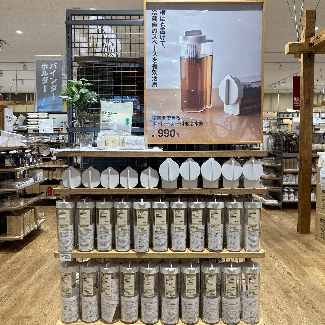 冷水筒　売場画像
