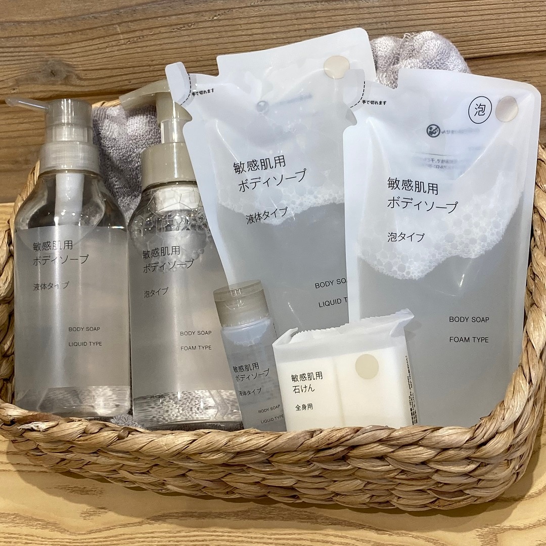 敏感肌用ボディソープ 全商品画像