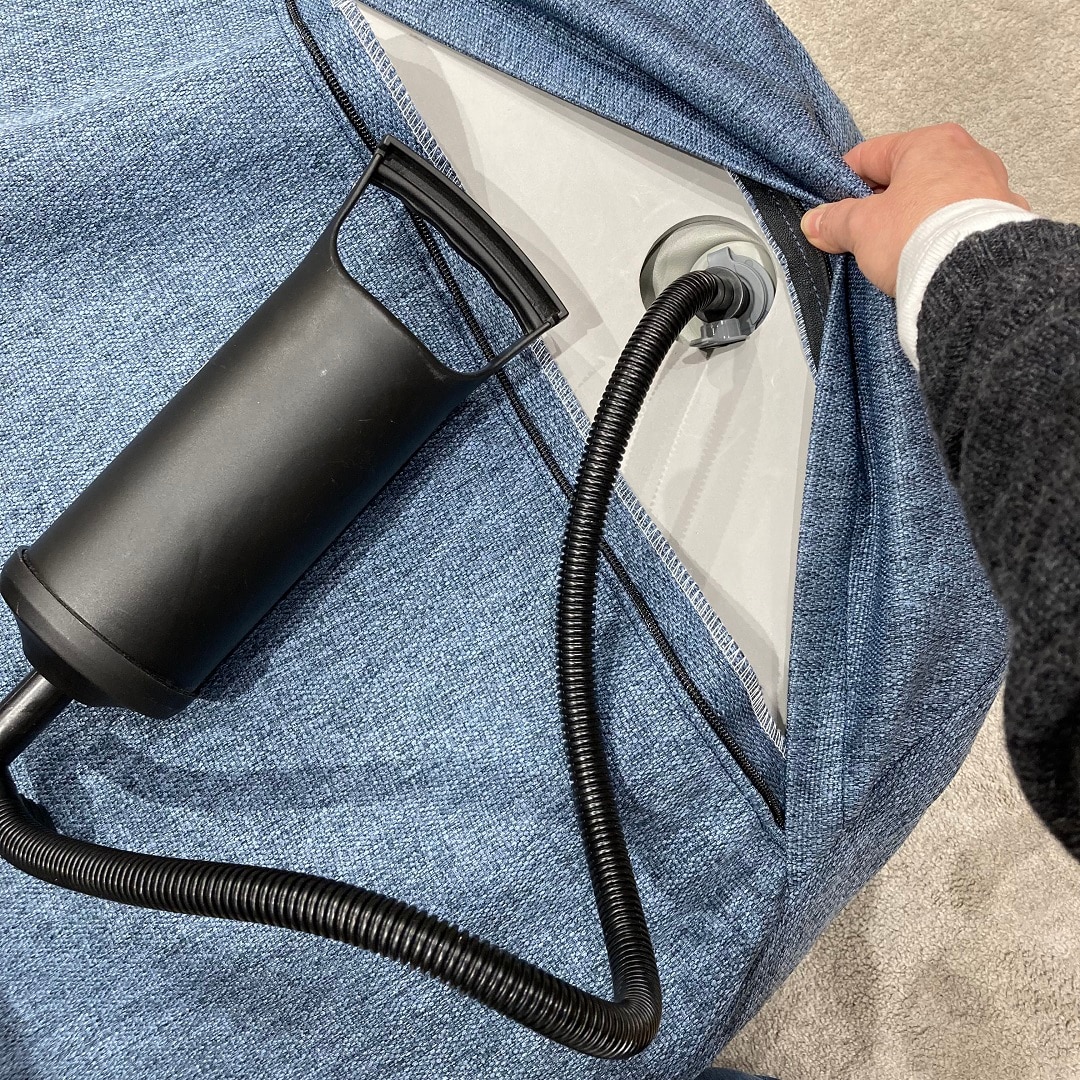 エアポンプ使用画像