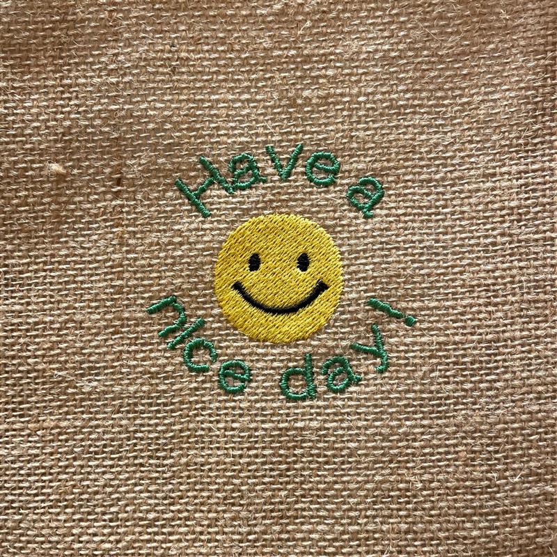 【ビバシティ彦根】ジュートバック刺繍