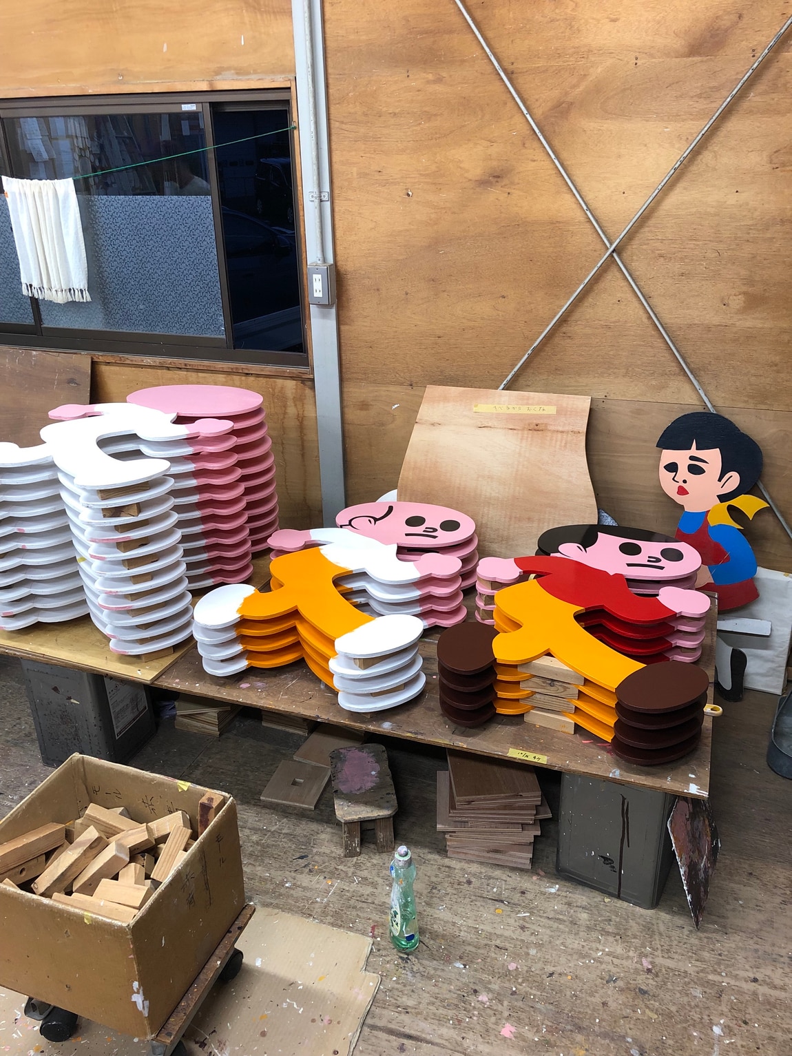 制作途中看板