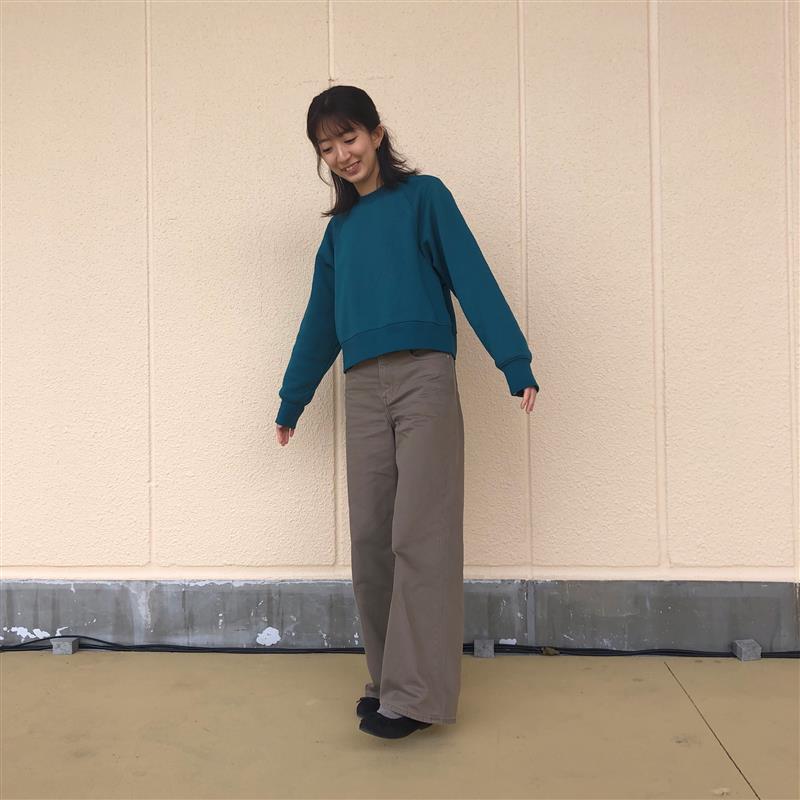 ダークグリーンコーデ