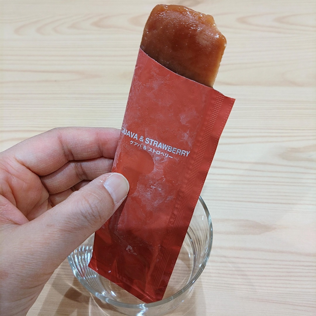 凍らせた商品の写真