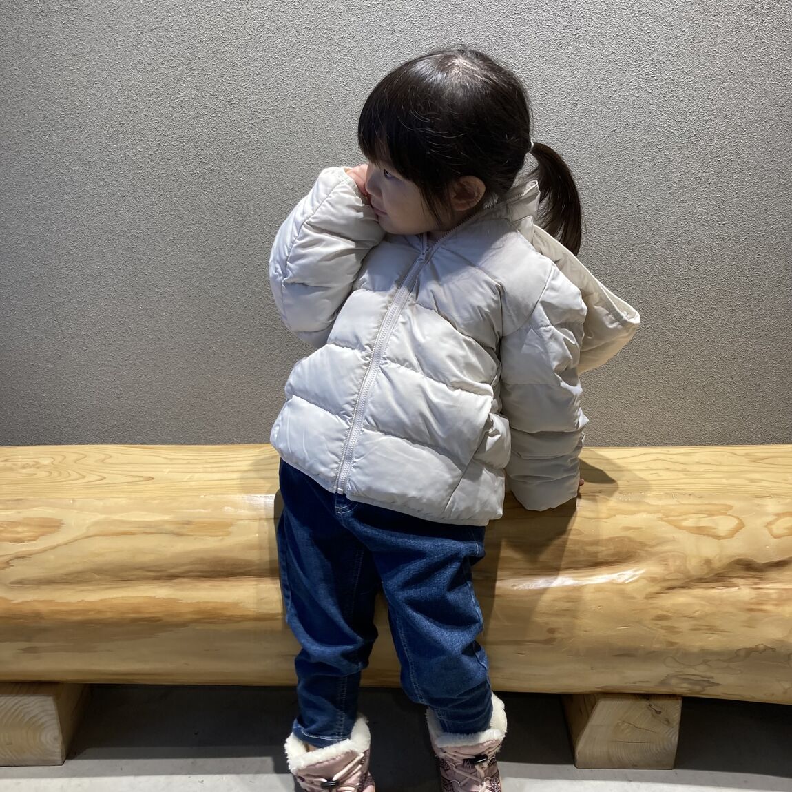 キッズ　中わたジャケット