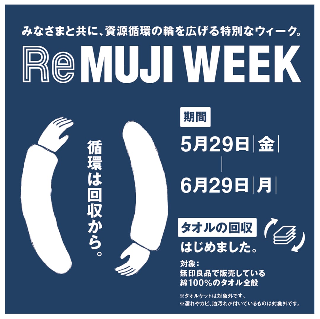 【無印良品500 リブ住吉】GOOD POINT WEEKで5倍の回収ポイントがもらえます。 