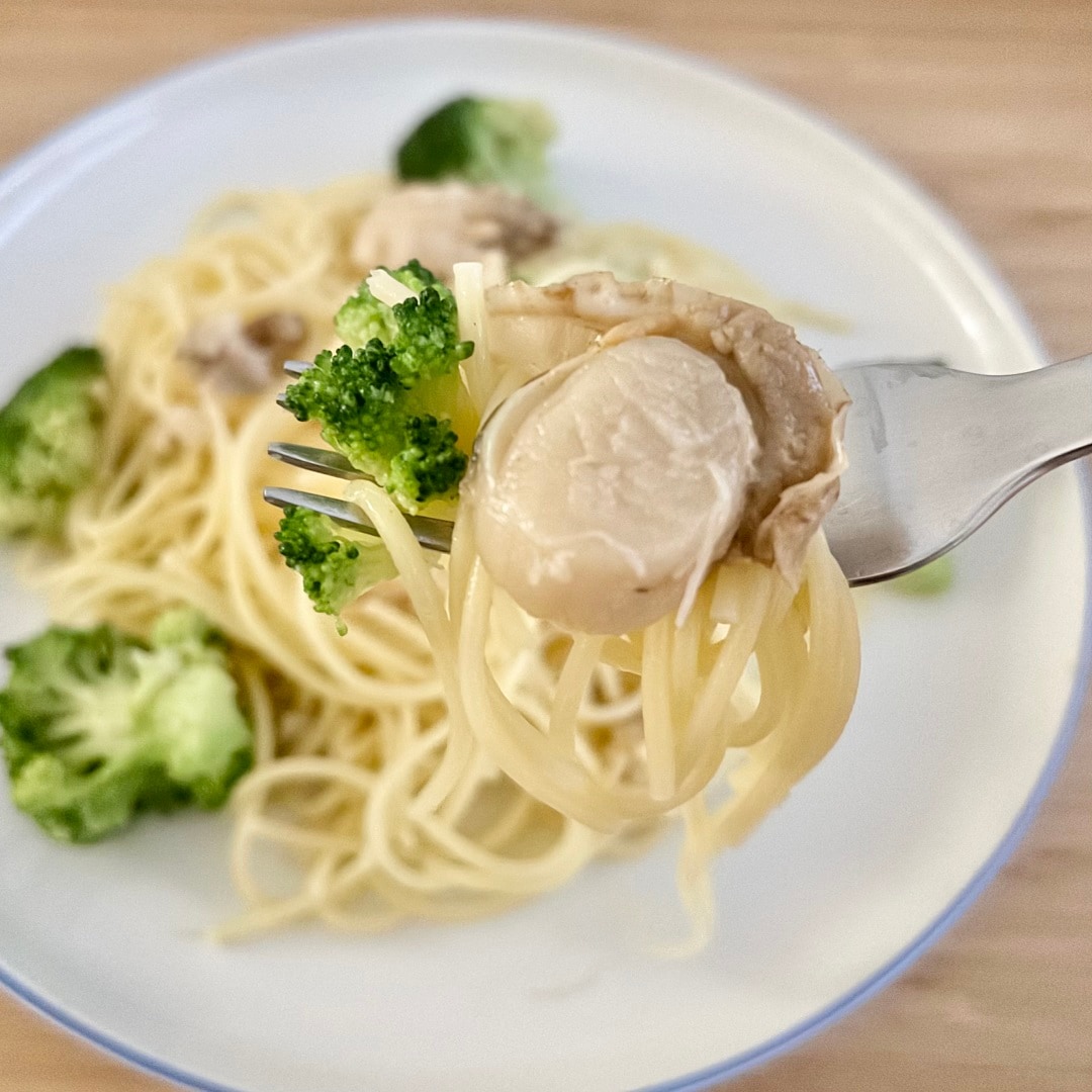 【知多】ほたてガーリックオイル焼きでつくるほたてパスタ