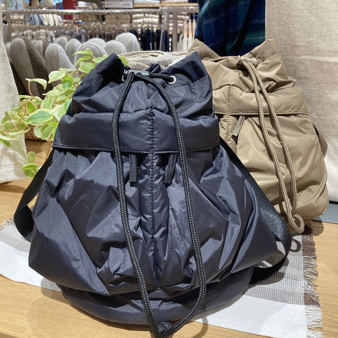 【知多】 スタッフのおすすめVol.41 | 撥水中わた入り　巾着バッグ