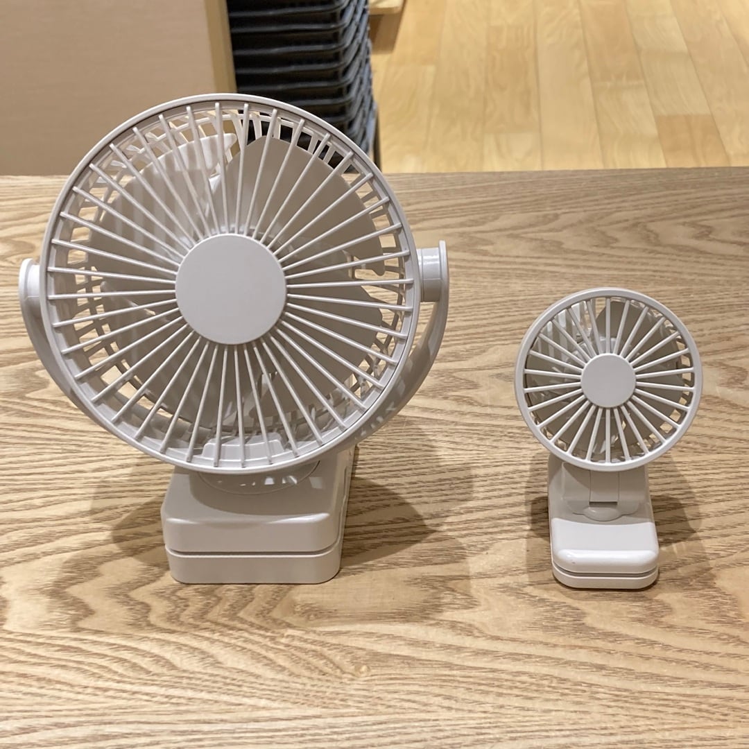 【知多】新商品のご紹介 | 充電式クリップファン