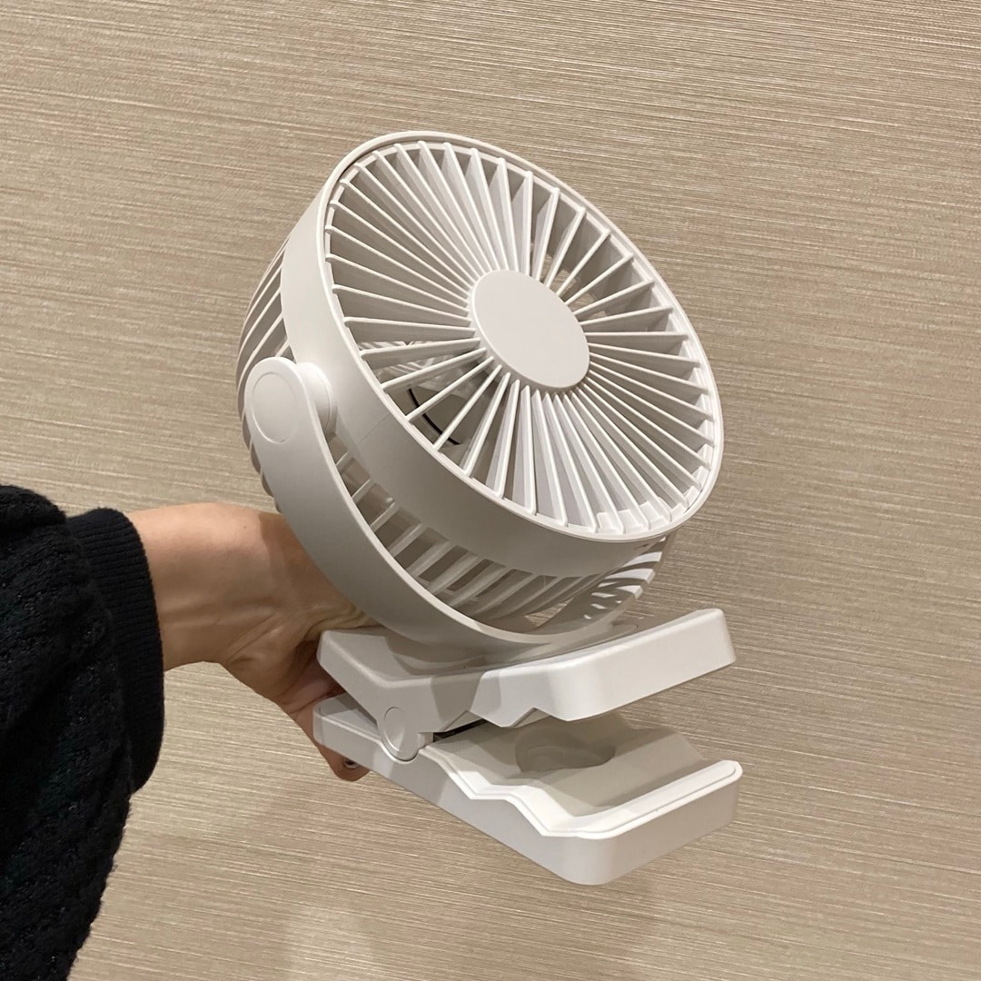 【知多】新商品のご紹介 | 充電式クリップファン