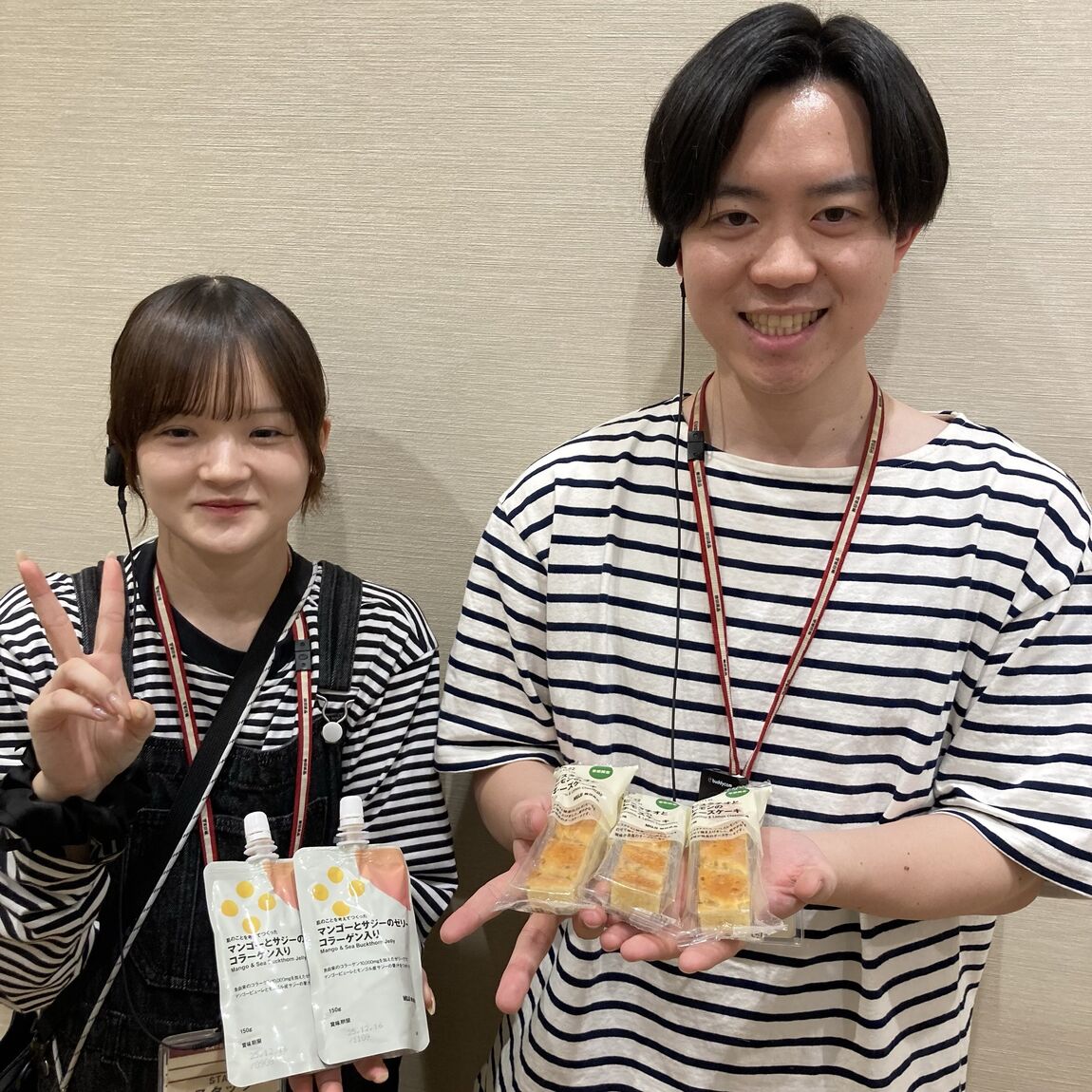 ゼリーとチーズケーキ