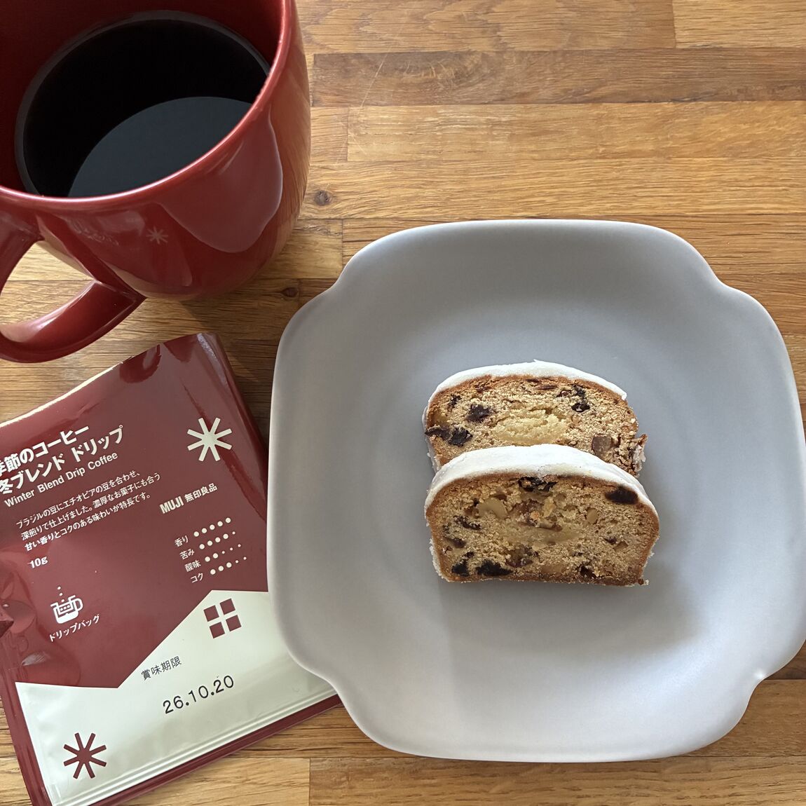 シュトーレンとコーヒー