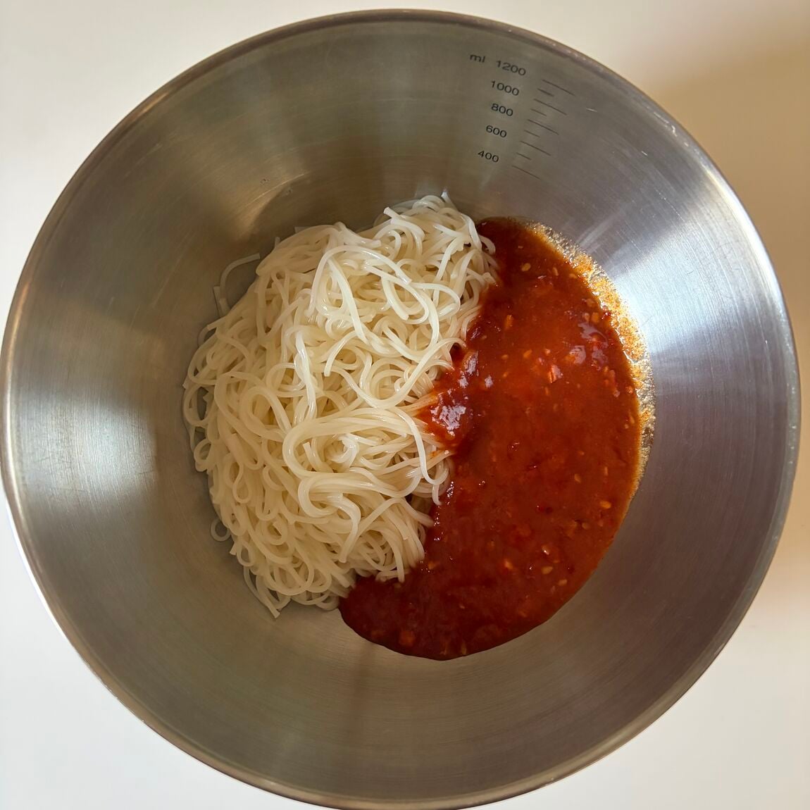 麺に和える
