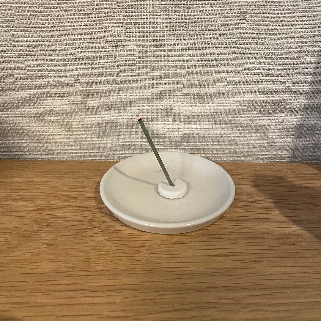 焚いている様子