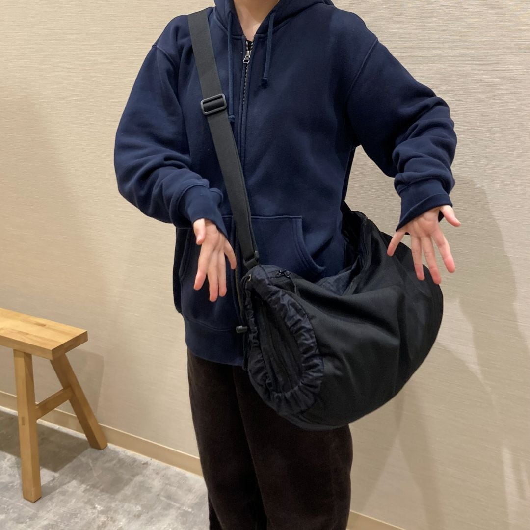 撥水　リップストップ　ショルダーバッグ