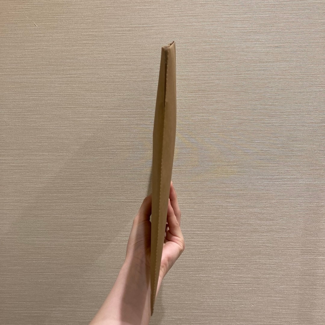 ジーンズラベル　書類ケースの写真