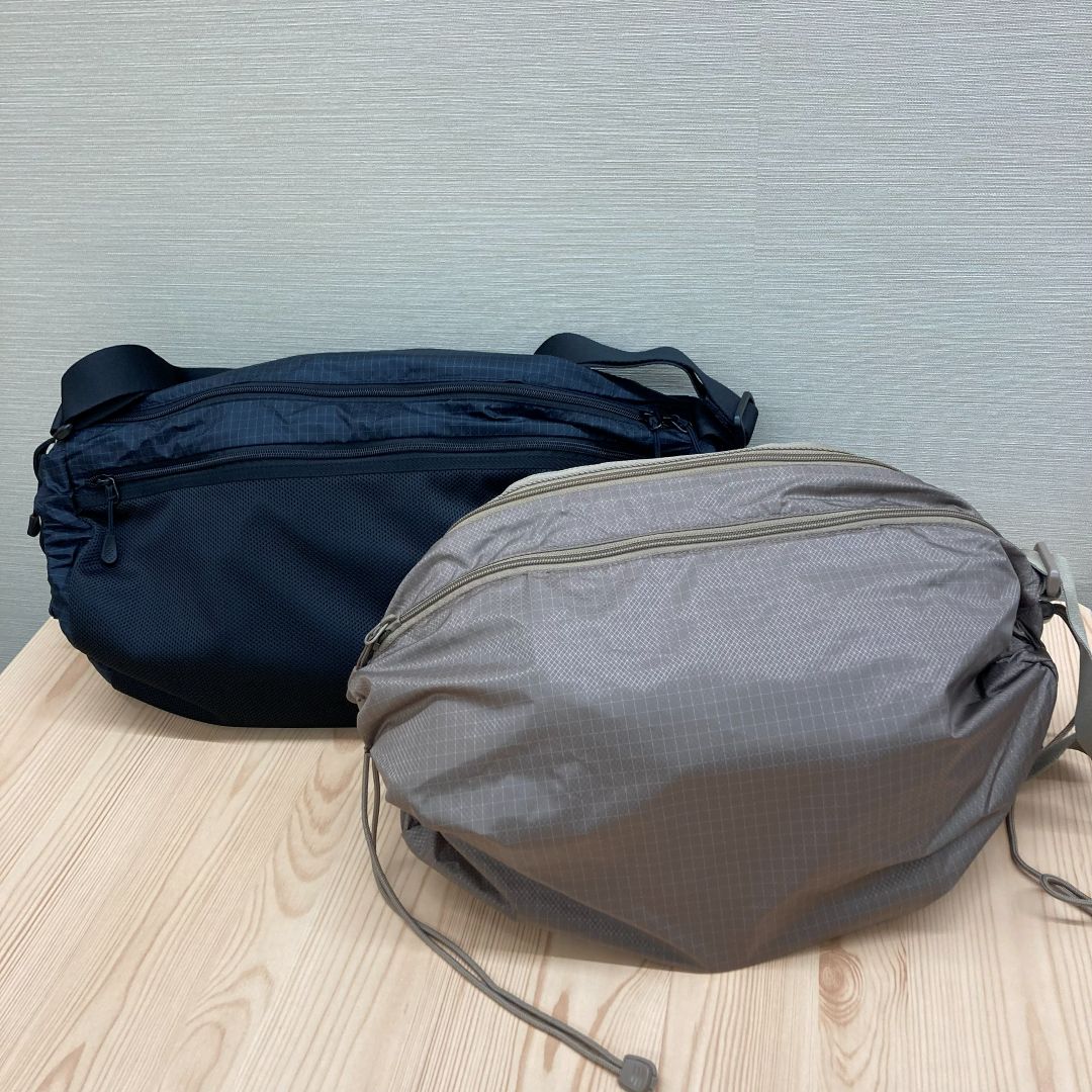 撥水　リップストップ　ショルダーバッグ