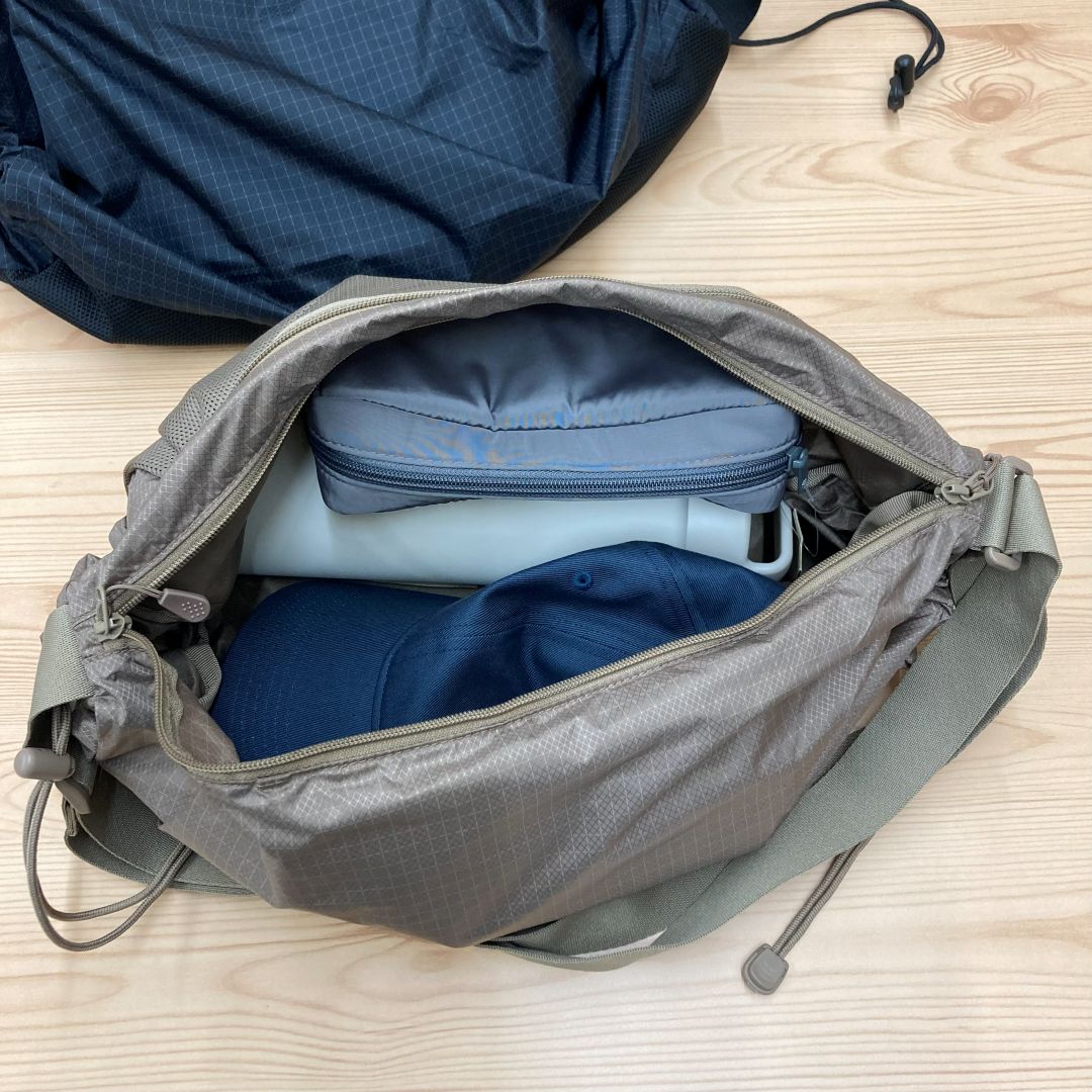 撥水　リップストップ　ショルダーバッグ