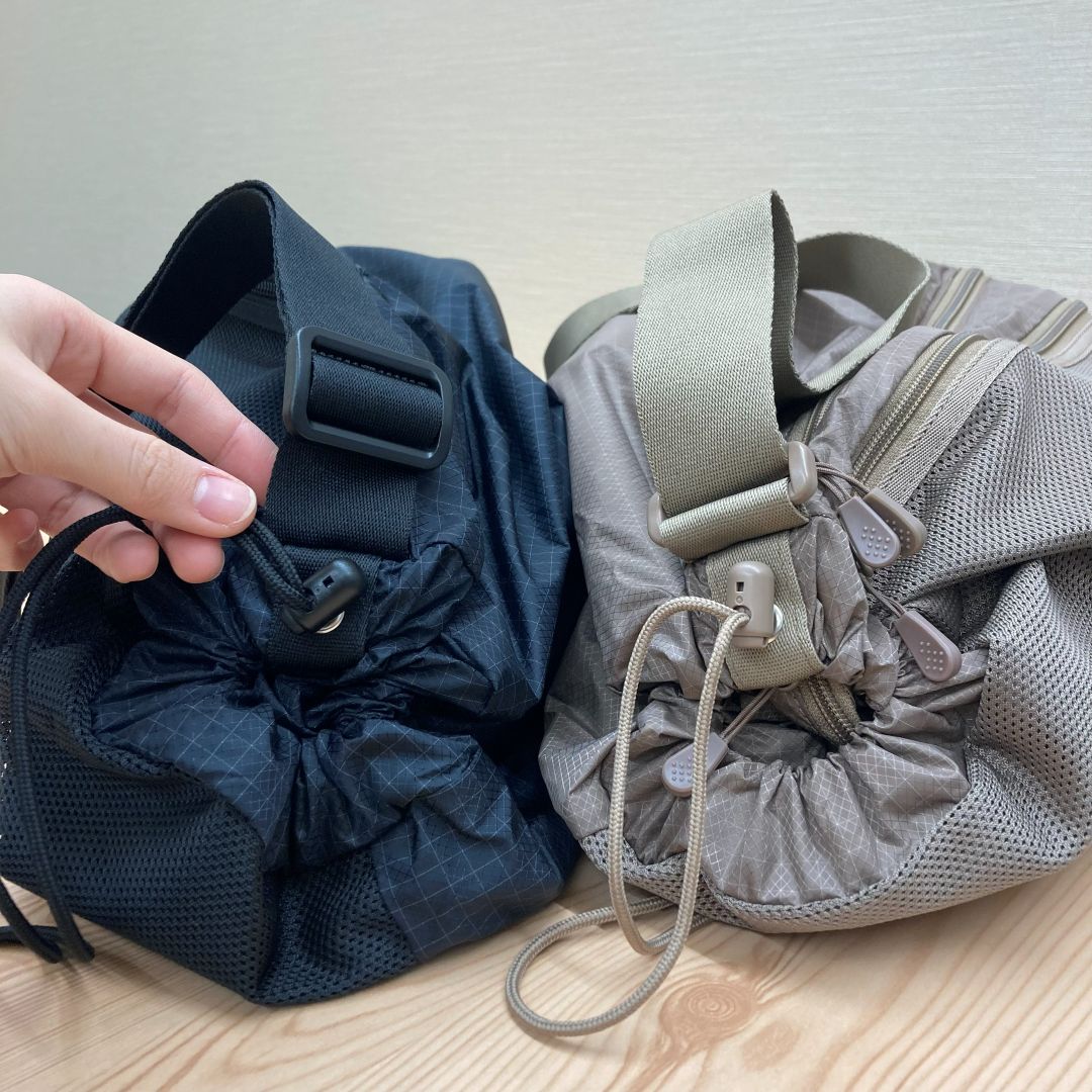 撥水　リップストップ　ショルダーバッグ