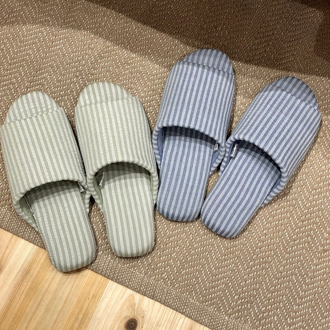 【イズミヤショッピングセンター神戸玉津】 綿サッカー織スリッパのご紹介
