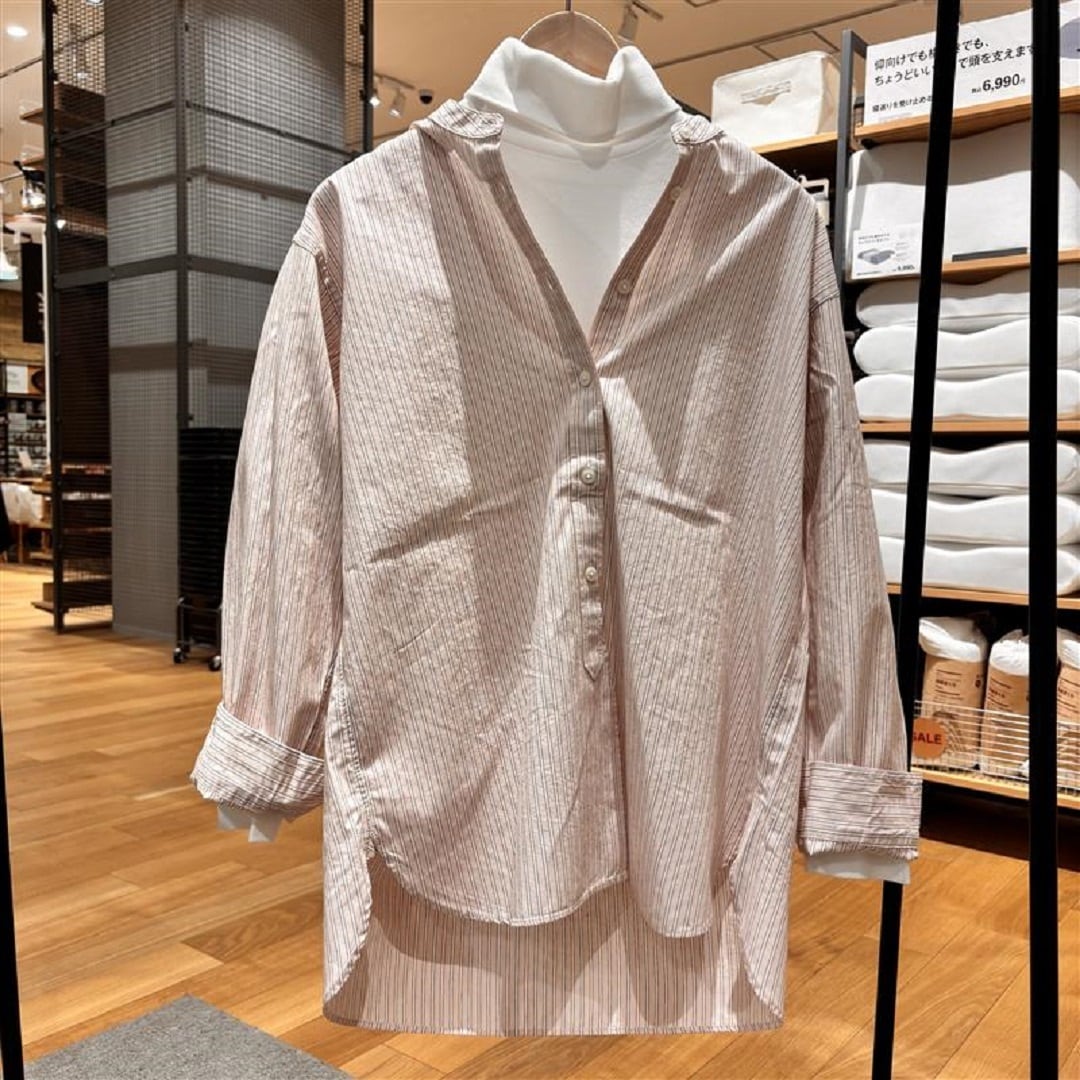 良いね祭対象商品「起毛スライス編みタートルネック長袖Tシャツ」のご紹介