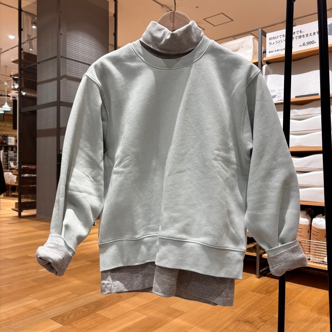 良いね祭対象商品「起毛スライス編みタートルネック長袖Tシャツ」のご紹介