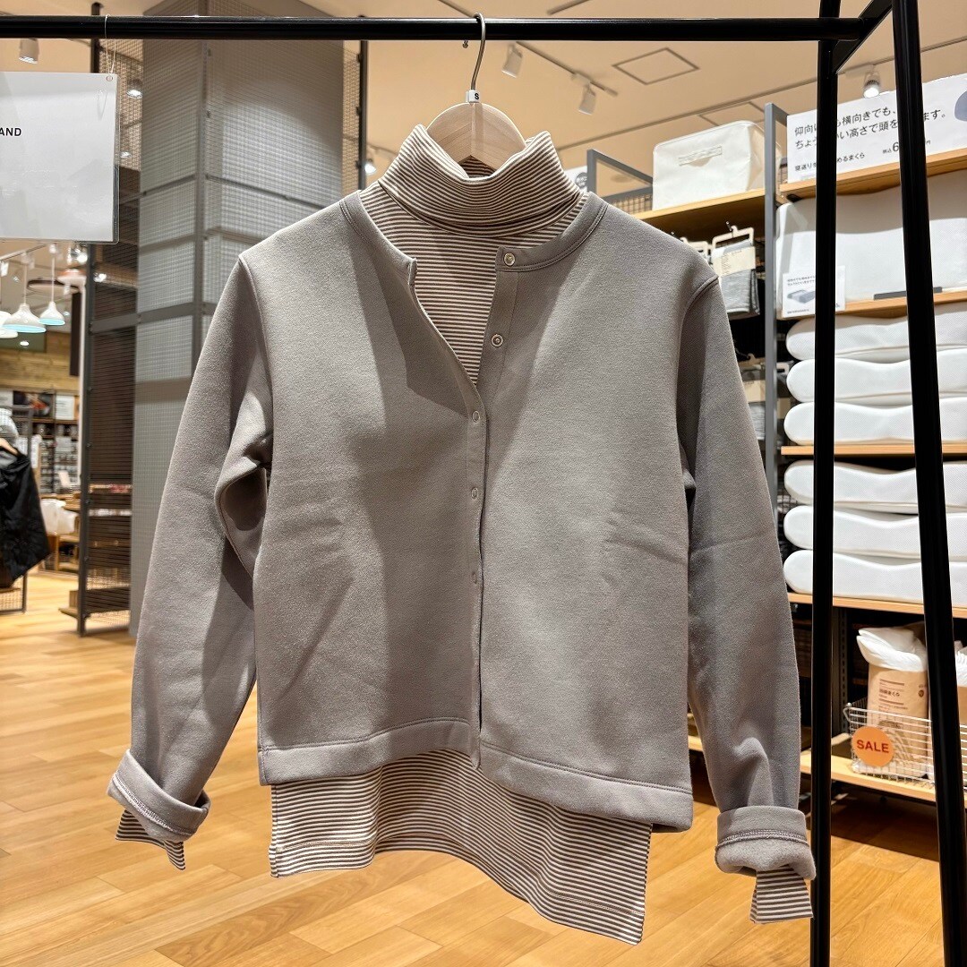 良いね祭対象商品「起毛スライス編みタートルネック長袖Tシャツ」のご紹介