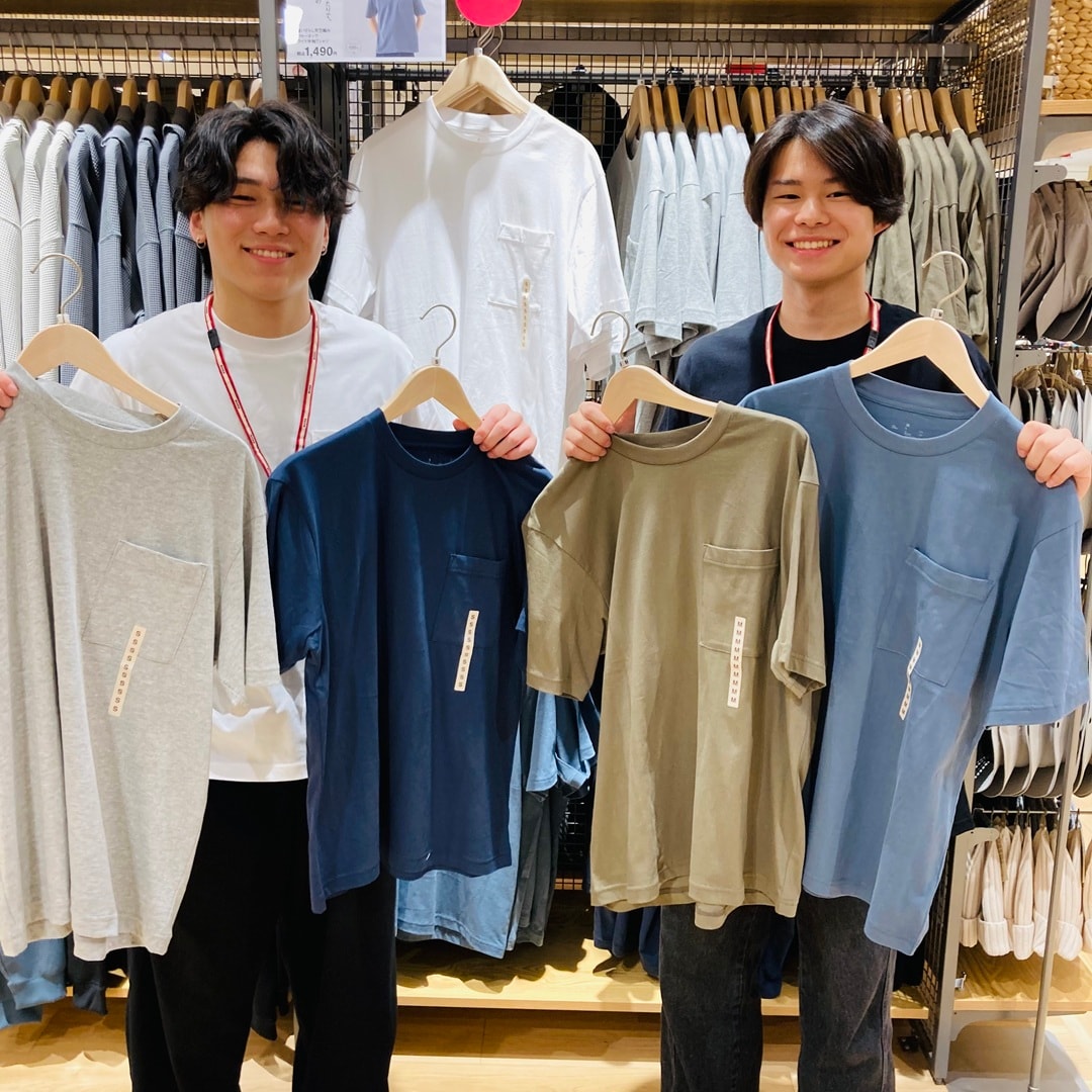 【イオンタウン東習志野】綿100％で肌なじみ良いTシャツが登場しました！