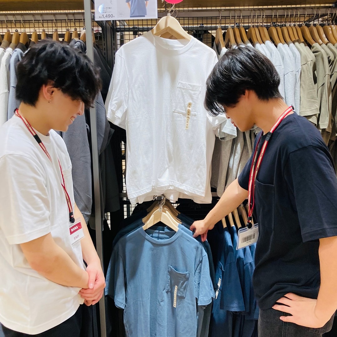 【イオンタウン東習志野】綿100％で肌なじみ良いTシャツが登場しました！