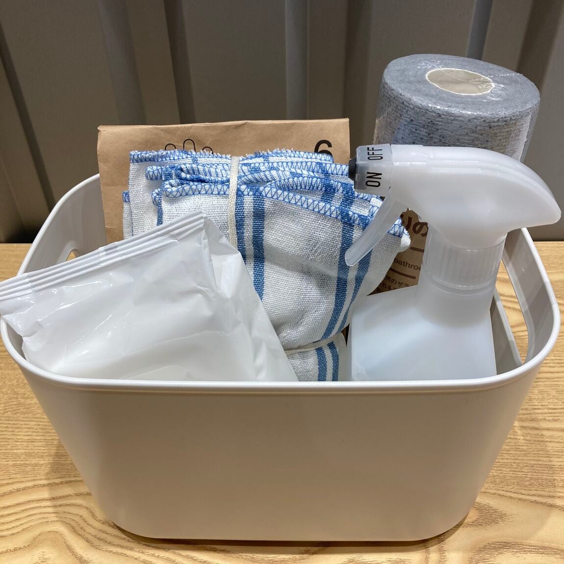 掃除道具の収納例