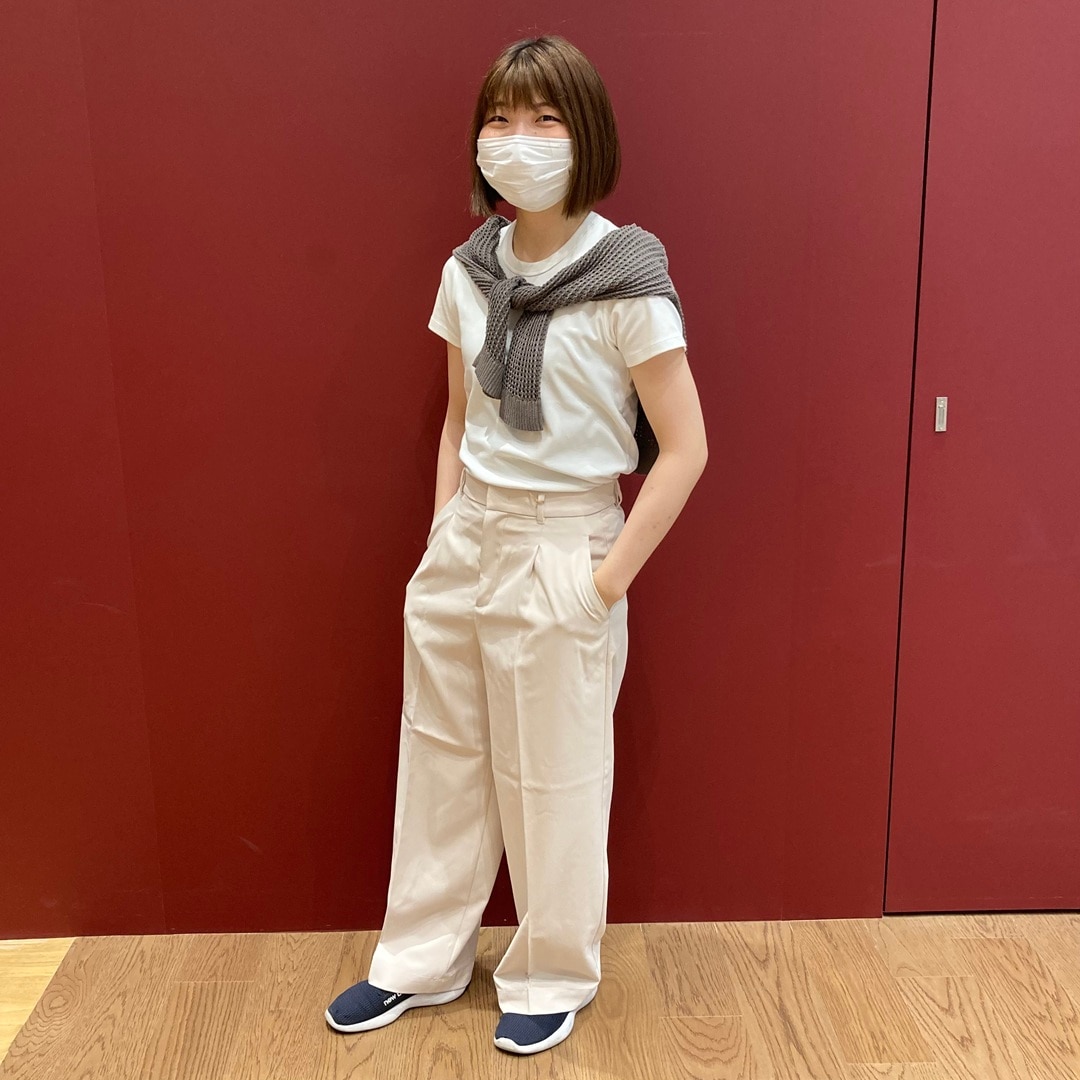 涼感汗じみしにくいクルーネックTシャツ