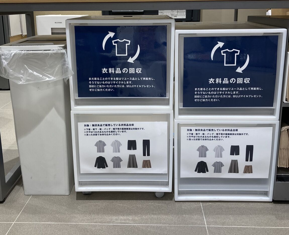 ReMUJIWEEK回収場所