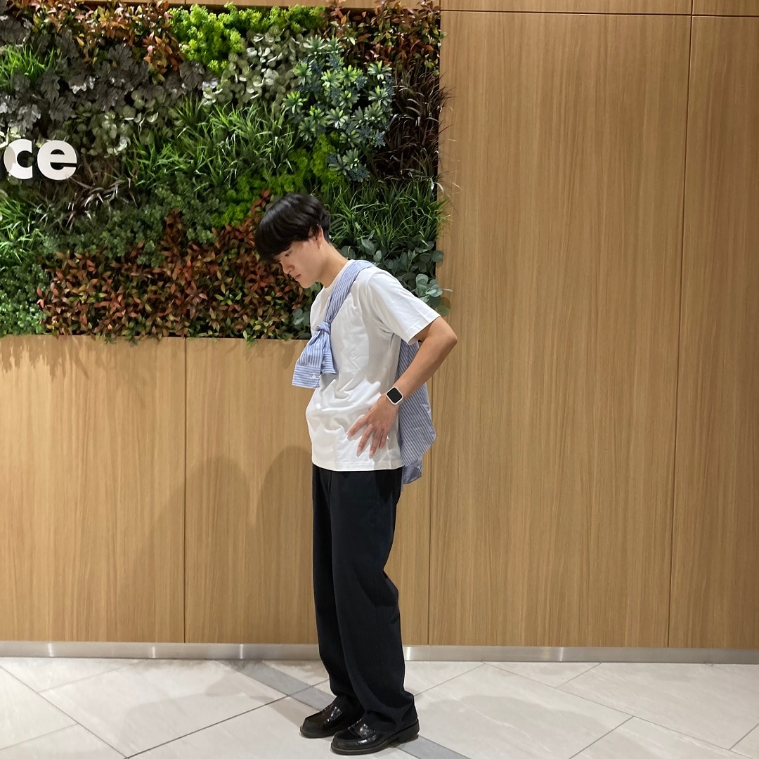 縦横ストレッチヘリンボーンベイカーパンツ