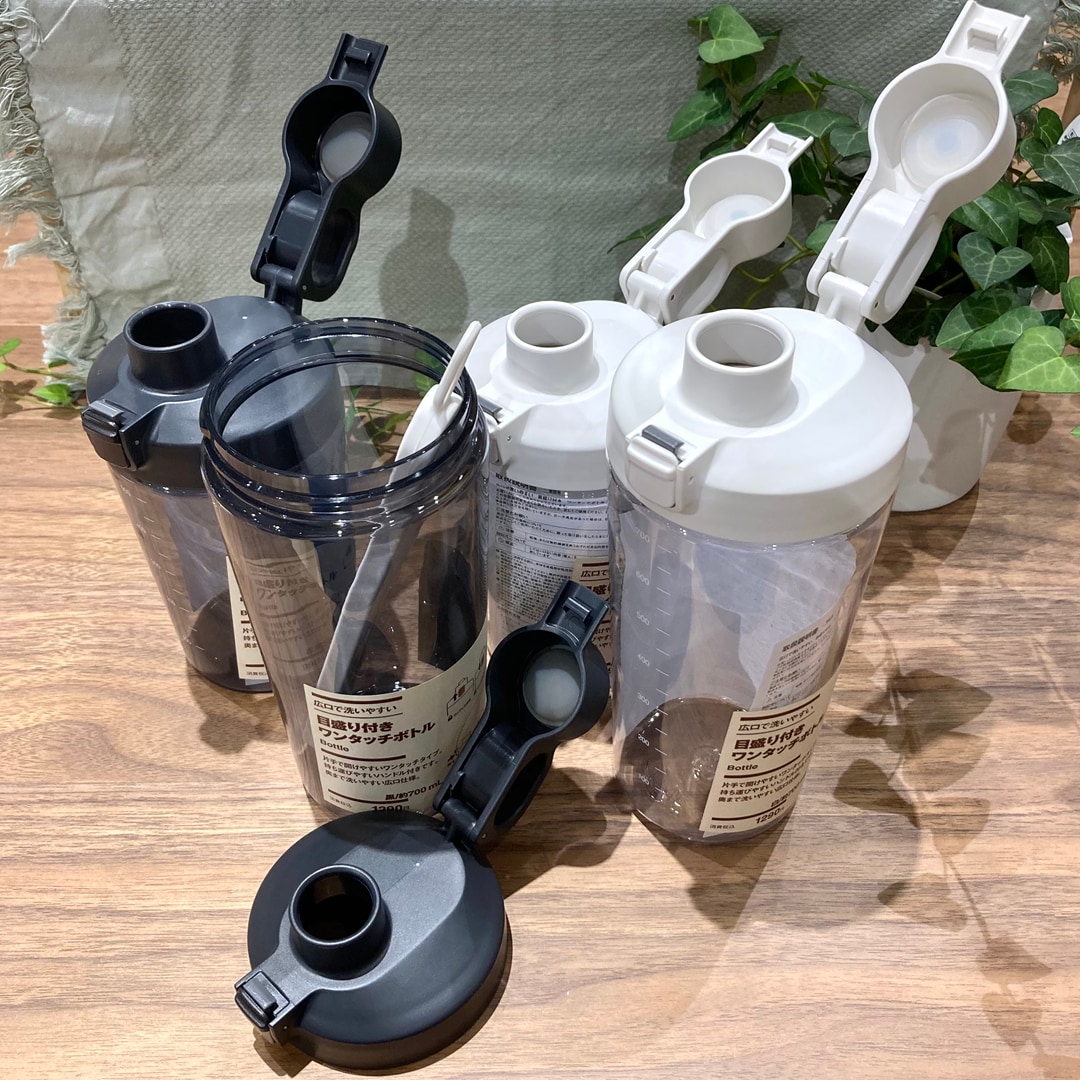 【室蘭ＭＯＲＵＥ中島】新商品　目盛り付きワンタッチボトルのご紹介 _J6NWwD