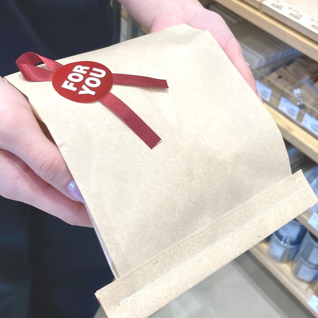 無印良品　商品ラッピングのイメージ画像