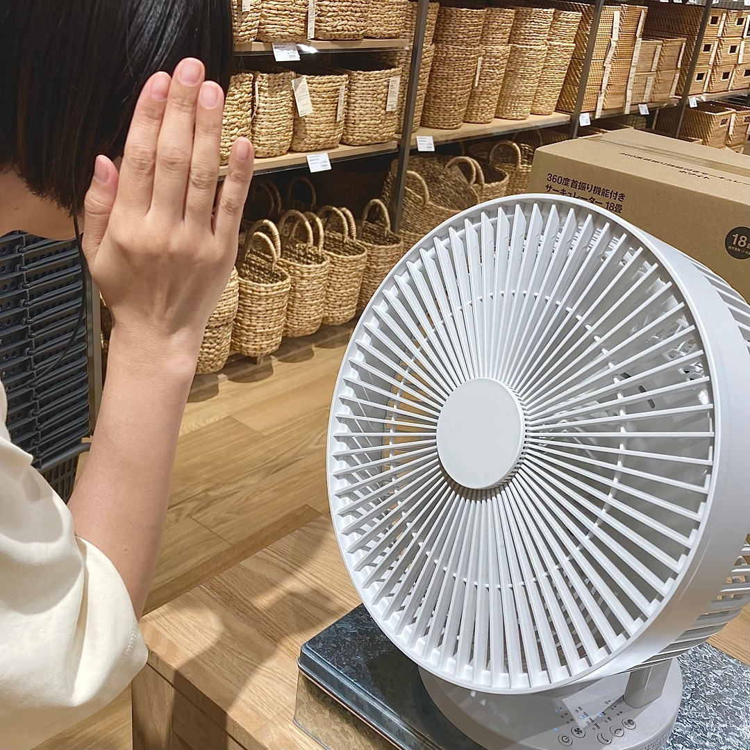 「３６０度首振り機能付きサーキュレーター」静穏のイメージ画像