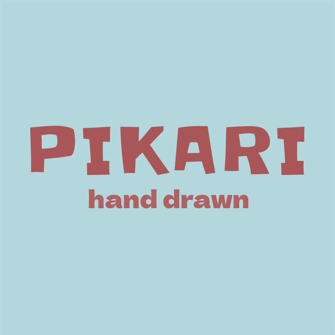 PIKARI hand drawnのロゴ