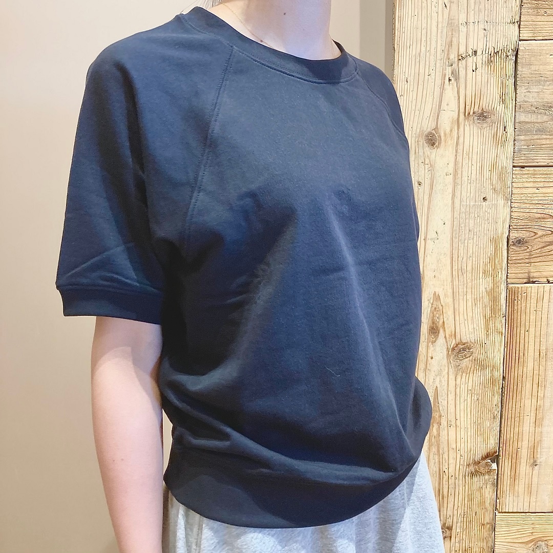 「婦人　ライトスウェットクルーネック半袖Ｔシャツ」着用画像