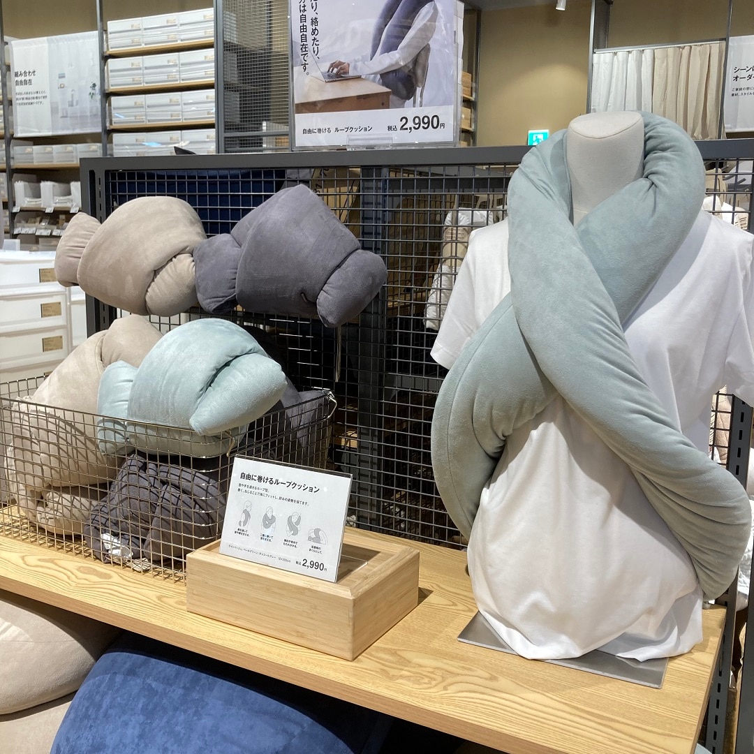 新商品のだきまくら 商品の売場イメージ画像