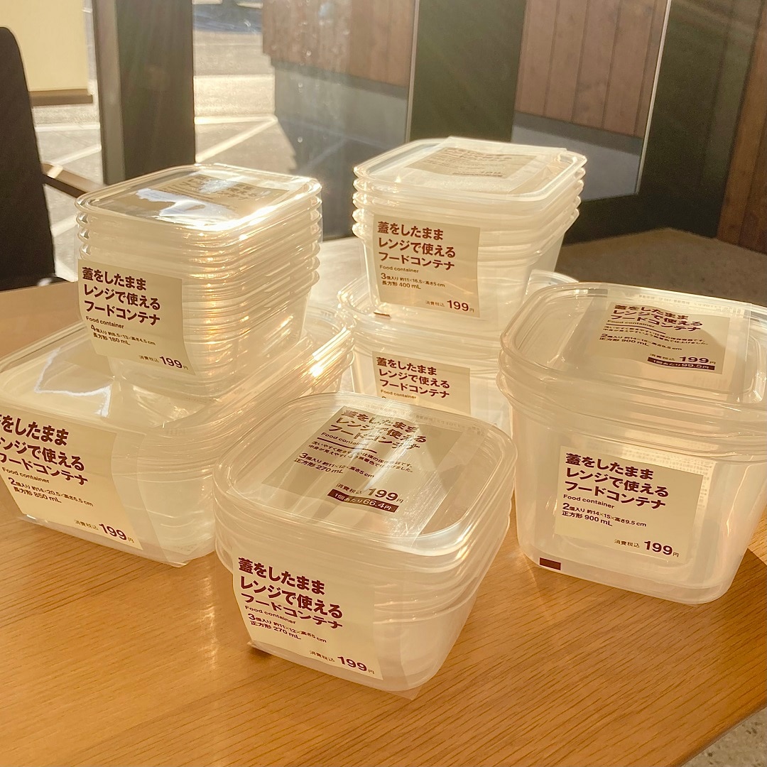 「蓋をしたままレンジで使えるフードコンテナ」イメージ画像