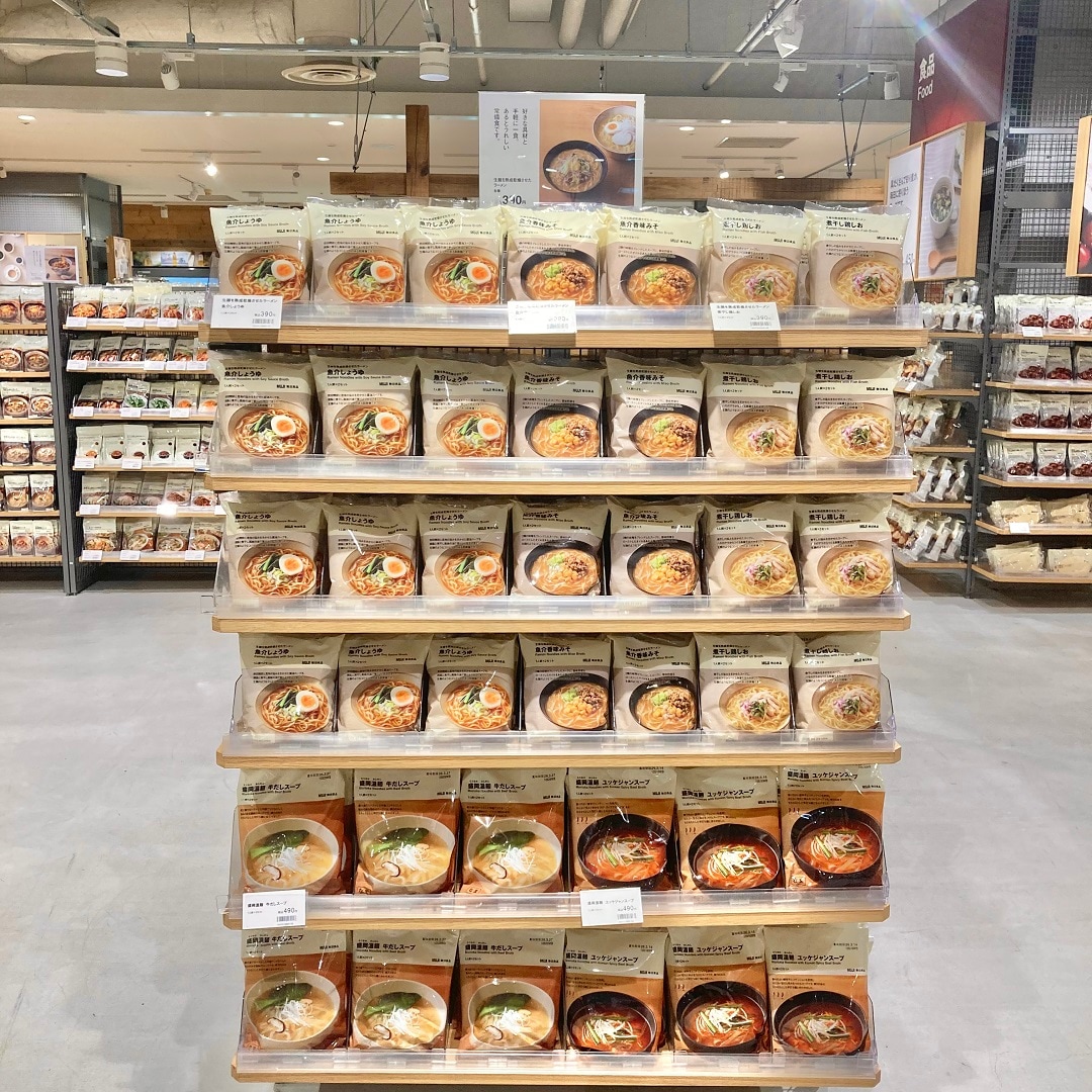 ラーメンの売場の画像