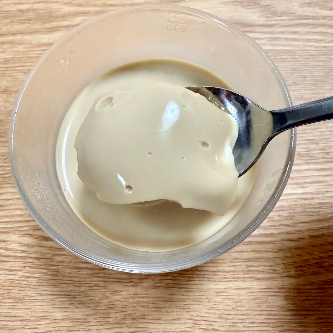 プリンが固まった写真